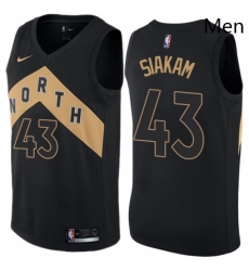 Mens Nike Toronto Raptors 43 Pascal Siakam Swingman Black NBA Jersey City Edition Mens Nike Toronto Raptors 43 Pascal Siakam Swingman Black NBA Jersey City Edition