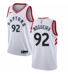 Mens Nike Toronto Raptors 92 Lucas Nogueira Swingman White NBA Jersey Association Edition Mens Nike Toronto Raptors 92 Lucas Nogueira Swingman White NBA Jersey Association Edition