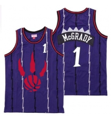 Raptors 1 Tracy McGrady Purple Throwback Jerseys Raptors 1 Tracy McGrady Purple Throwback Jerseys