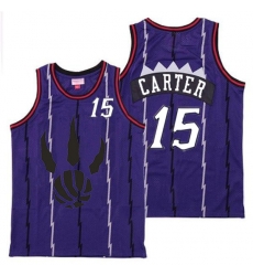 Raptors 15 Vince Carter Purple Throwback Jersey Raptors 15 Vince Carter Purple Throwback Jersey