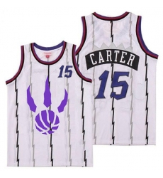 Raptors 15 Vince Carter White Logo Retro Jersey 5 Raptors 15 Vince Carter White Logo Retro Jersey 5