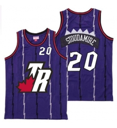 Raptors 20 Damon Stoudamire Purple Big White TR Logo Retro Jersey Raptors 20 Damon Stoudamire Purple Big White TR Logo Retro Jersey