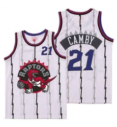 Raptors 21 Marcus Camby White Big Gray Red Logo Retro Jersey Raptors 21 Marcus Camby White Big Gray Red Logo Retro Jersey