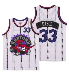 Raptors 33 Marc Gasol White Big Logo Retro Jersey 9 Raptors 33 Marc Gasol White Big Logo Retro Jersey 9