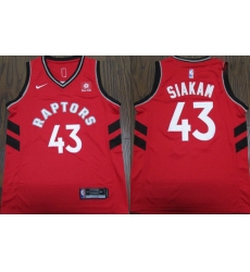 Raptors 43 Pascal Siakam Red Nike Swingman Jersey Raptors 43 Pascal Siakam Red Nike Swingman Jersey