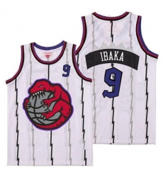 Raptors 9 Serge Ibaka White Retro Jersey Raptors 9 Serge Ibaka White Retro Jersey