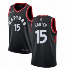 Womens Nike Toronto Raptors 15 Vince Carter Authentic Black Alternate NBA Jersey Statement Edition Womens Nike Toronto Raptors 15 Vince Carter Authentic Black Alternate NBA Jersey Statement Edition