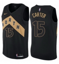 Womens Nike Toronto Raptors 15 Vince Carter Swingman Black NBA Jersey City Edition Womens Nike Toronto Raptors 15 Vince Carter Swingman Black NBA Jersey City Edition