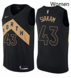 Womens Nike Toronto Raptors 43 Pascal Siakam Swingman Black NBA Jersey City Edition Womens Nike Toronto Raptors 43 Pascal Siakam Swingman Black NBA Jersey City Edition