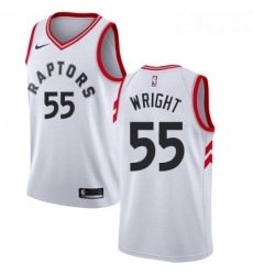 Womens Nike Toronto Raptors 55 Delon Wright Swingman White NBA Jersey Association Edition Womens Nike Toronto Raptors 55 Delon Wright Swingman White NBA Jersey Association Edition