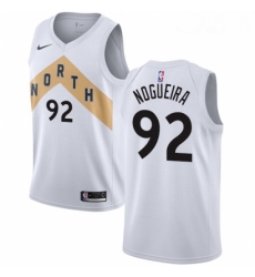 Womens Nike Toronto Raptors 92 Lucas Nogueira Swingman White NBA Jersey City Edition Womens Nike Toronto Raptors 92 Lucas Nogueira Swingman White NBA Jersey City Edition