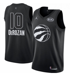 Youth Nike Jordan Toronto Raptors 10 DeMar DeRozan Swingman Black 2018 All Star Game NBA Jersey Youth Nike Jordan Toronto Raptors 10 DeMar DeRozan Swingman Black 2018 All Star Game NBA Jersey