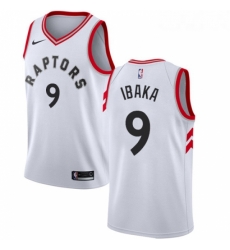 Youth Nike Toronto Raptors 9 Serge Ibaka Swingman White NBA Jersey Association Edition Youth Nike Toronto Raptors 9 Serge Ibaka Swingman White NBA Jersey Association Edition