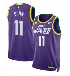 Men Utah Jazz 11 Kris Dunn Purple 2023 Classic Edition Stitched Basketball Jersey Men Utah Jazz 11 Kris Dunn Purple 2023 Classic Edition Stitched Basketball Jersey