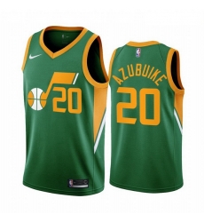Men Utah Jazz 20 Udoka Azubuike Green NBA Swingman 2020 21 Earned Edition Jersey Men Utah Jazz 20 Udoka Azubuike Green NBA Swingman 2020 21 Earned Edition Jersey