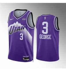 Men Utah Jazz 3 Keyonte George Purple 2023 24 City Edition Stitched Basketball Jersey Men Utah Jazz 3 Keyonte George Purple 2023 24 City Edition Stitched Basketball Jersey