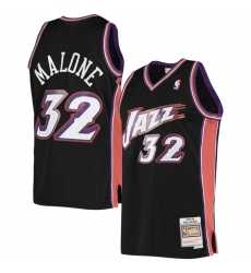 Men Utah Jazz 32 Karl Malone Black 1998 99 Mitchell 26 Ness Swingman Stitched Jersey Men Utah Jazz 32 Karl Malone Black 1998 99 Mitchell 26 Ness Swingman Stitched Jersey