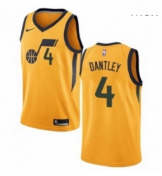 Mens Nike Utah Jazz 4 Adrian Dantley Authentic Gold NBA Jersey Statement Edition Mens Nike Utah Jazz 4 Adrian Dantley Authentic Gold NBA Jersey Statement Edition