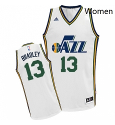 Womens Adidas Utah Jazz 13 Tony Bradley Swingman White Home NBA Jersey Womens Adidas Utah Jazz 13 Tony Bradley Swingman White Home NBA Jersey