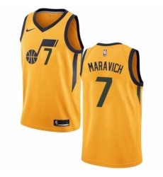 Womens Nike Utah Jazz 7 Pete Maravich Authentic Gold NBA Jersey Statement Edition Womens Nike Utah Jazz 7 Pete Maravich Authentic Gold NBA Jersey Statement Edition
