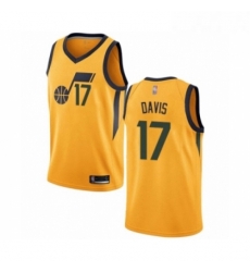 Womens Utah Jazz 17 Ed Davis Swingman Gold Basketball Jersey Statement Edition Womens Utah Jazz 17 Ed Davis Swingman Gold Basketball Jersey Statement Edition