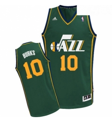 Youth Adidas Utah Jazz 10 Alec Burks Swingman Green Alternate NBA Jersey Youth Adidas Utah Jazz 10 Alec Burks Swingman Green Alternate NBA Jersey