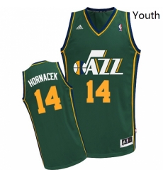 Youth Adidas Utah Jazz 14 Jeff Hornacek Swingman Green Alternate NBA Jersey Youth Adidas Utah Jazz 14 Jeff Hornacek Swingman Green Alternate NBA Jersey