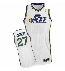 Youth Adidas Utah Jazz 27 Rudy Gobert Authentic White Home NBA Jersey Youth Adidas Utah Jazz 27 Rudy Gobert Authentic White Home NBA Jersey
