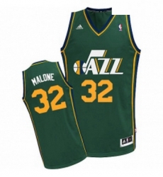 Youth Adidas Utah Jazz 32 Karl Malone Swingman Green Alternate NBA Jersey Youth Adidas Utah Jazz 32 Karl Malone Swingman Green Alternate NBA Jersey