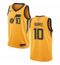 Youth Nike Utah Jazz 10 Alec Burks Authentic Gold NBA Jersey Statement Edition Youth Nike Utah Jazz 10 Alec Burks Authentic Gold NBA Jersey Statement Edition
