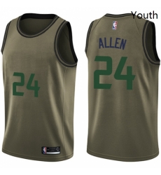 Youth Nike Utah Jazz 24 Grayson Allen Swingman Green Salute to Service NBA Jersey Youth Nike Utah Jazz 24 Grayson Allen Swingman Green Salute to Service NBA Jersey