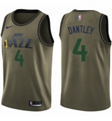 Youth Nike Utah Jazz 4 Adrian Dantley Swingman Green Salute to Service NBA Jersey Youth Nike Utah Jazz 4 Adrian Dantley Swingman Green Salute to Service NBA Jersey