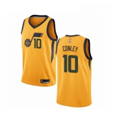 Youth Utah Jazz 10 Mike Conley Swingman Gold Basketball Jersey Statement Edition Youth Utah Jazz 10 Mike Conley Swingman Gold Basketball Jersey Statement Edition