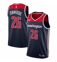 Men Nike Washington Wizards 26 Spencer Dinwiddie Navy Blue NBA Swingman Statement Edition Jersey Men Nike Washington Wizards 26 Spencer Dinwiddie Navy Blue NBA Swingman Statement Edition Jersey