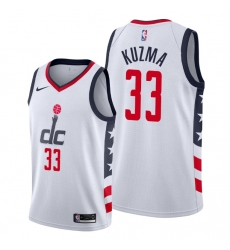 Men Nike Washington Wizards Kyle Kuzm 33 White Stitched NBA Jersey II Men Nike Washington Wizards Kyle Kuzm 33 White Stitched NBA Jersey II