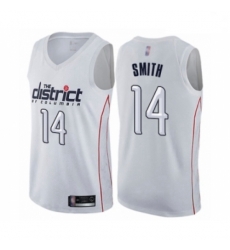 Men Washington Wizards Ish Smith Authentic White Basketball Jersey City Edition Men Washington Wizards Ish Smith Authentic White Basketball Jersey City Edition