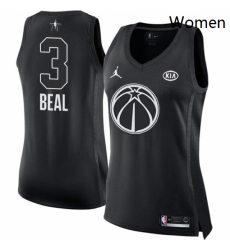 Womens Nike Jordan Washington Wizards 3 Bradley Beal Swingman Black 2018 All Star Game NBA Jersey Womens Nike Jordan Washington Wizards 3 Bradley Beal Swingman Black 2018 All Star Game NBA Jersey