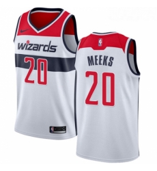 Womens Nike Washington Wizards 20 Jodie Meeks Authentic White Home NBA Jersey Association Edition Womens Nike Washington Wizards 20 Jodie Meeks Authentic White Home NBA Jersey Association Edition