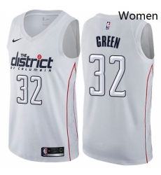 Womens Nike Washington Wizards 32 Jeff Green Swingman White NBA Jersey City Edition Womens Nike Washington Wizards 32 Jeff Green Swingman White NBA Jersey City Edition