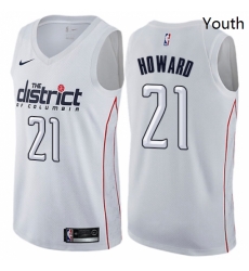 Youth Nike Washington Wizards 21 Dwight Howard Swingman White NBA Jersey City Edition Youth Nike Washington Wizards 21 Dwight Howard Swingman White NBA Jersey City Edition