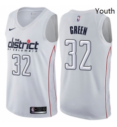 Youth Nike Washington Wizards 32 Jeff Green Swingman White NBA Jersey City Edition Youth Nike Washington Wizards 32 Jeff Green Swingman White NBA Jersey City Edition