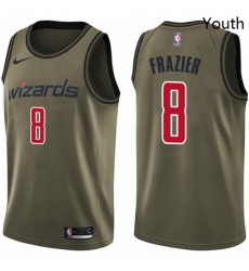 Youth Nike Washington Wizards 8 Tim Frazier Swingman Green Salute to Service NBA Jersey Youth Nike Washington Wizards 8 Tim Frazier Swingman Green Salute to Service NBA Jersey