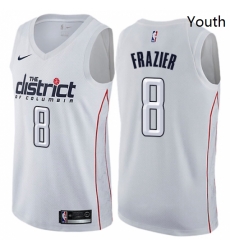 Youth Nike Washington Wizards 8 Tim Frazier Swingman White NBA Jersey City Edition Youth Nike Washington Wizards 8 Tim Frazier Swingman White NBA Jersey City Edition