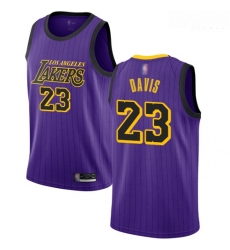 Lakers #23 Anthony Davis Purple Basketball Swingman City Edition 2018 19 Jersey Lakers #23 Anthony Davis Purple Basketball Swingman City Edition 2018 19 Jersey