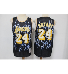 Lakers 24 Kobe Bryant Black Hardwood Classics Lightning Limited Edition Jersey Lakers 24 Kobe Bryant Black Hardwood Classics Lightning Limited Edition Jersey