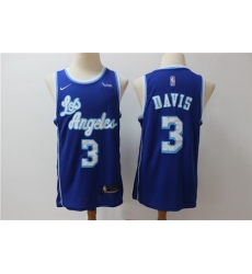 Lakers 3 Anthony Davis Blue Nike Swingman Jersey Lakers 3 Anthony Davis Blue Nike Swingman Jersey