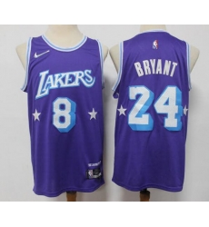 Lakers 8 24 Kobe Bryant Purple Nike Diamond 75th Anniversary City Edition Swingman Jersey Lakers 8 24 Kobe Bryant Purple Nike Diamond 75th Anniversary City Edition Swingman Jersey
