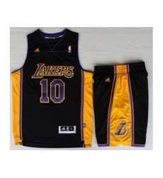 Los Angeles Lakers 10 Steve Nash Black Revolution 30 Swingman NBA Jerseys Shorts Suits Purple Number 2013 New Style Los Angeles Lakers 10 Steve Nash Black Revolution 30 Swingman NBA Jerseys Shorts Suits Purple Number 2013 New Style