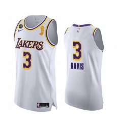 Los Angeles Lakers 2020 NBA Finals Champions Anthony Davis White Social justice Jersey Association Los Angeles Lakers 2020 NBA Finals Champions Anthony Davis White Social justice Jersey Association