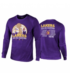 Los Angeles Lakers 2020 NBA Finals Champions Purple Trophy Logo Long Sleeve Tee Los Angeles Lakers 2020 NBA Finals Champions Purple Trophy Logo Long Sleeve Tee